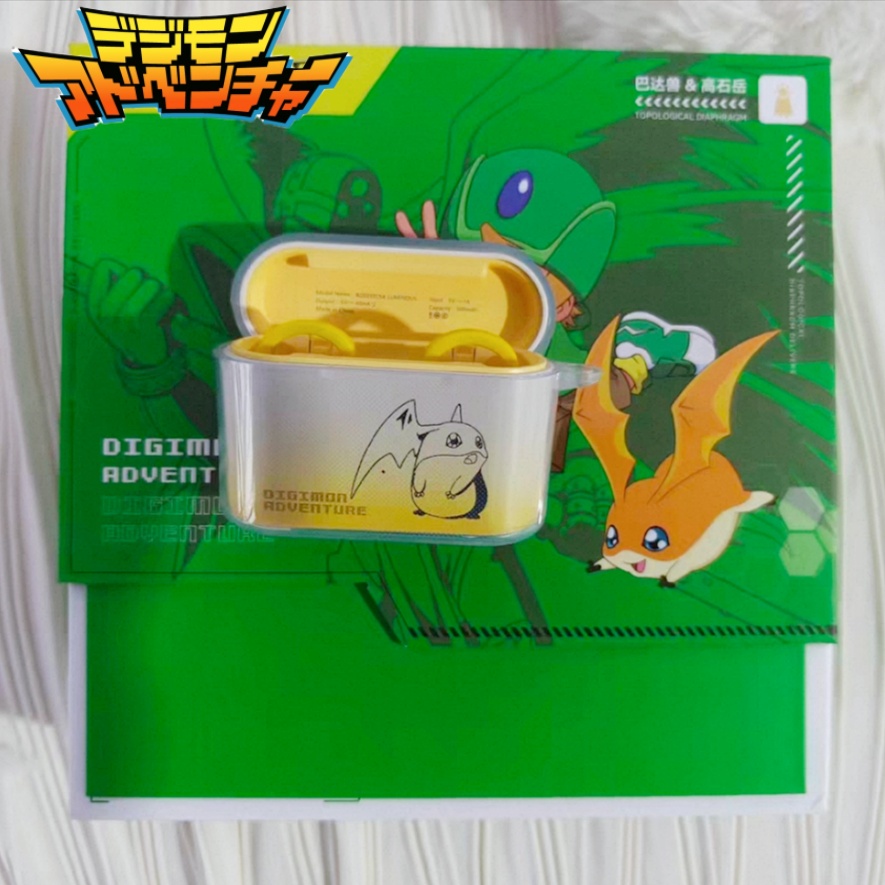 Outdoor Adventure Japan - Bezprzewodowe słuchawki Bluetooth Digimon Adventure z