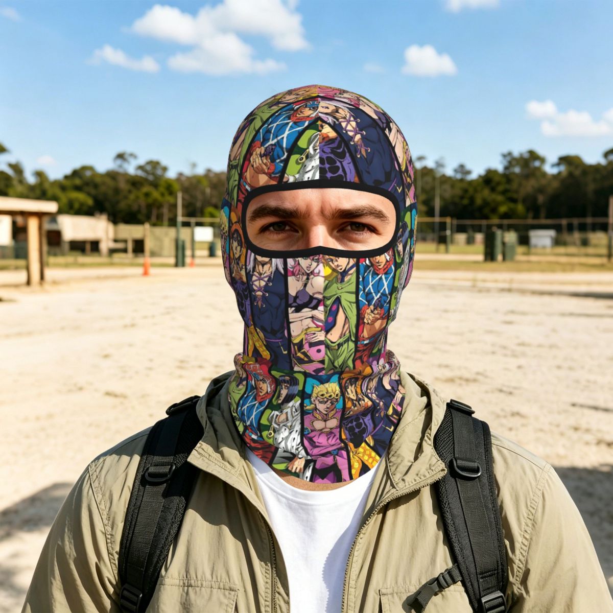 Outdoor Adventure Japan - Maska kominiarka oddychająca z logo Jojo's