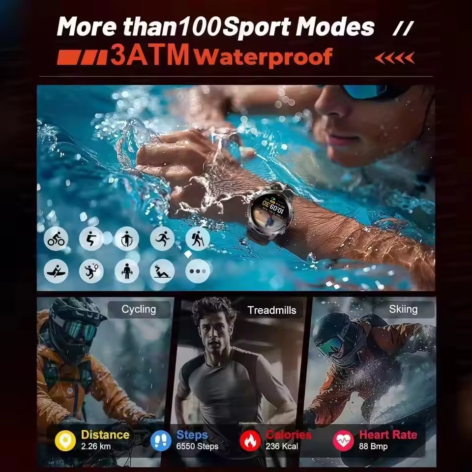 Męski smartwatch wojskowy, spo – Outdoor Adventure Zone recenzja i cena