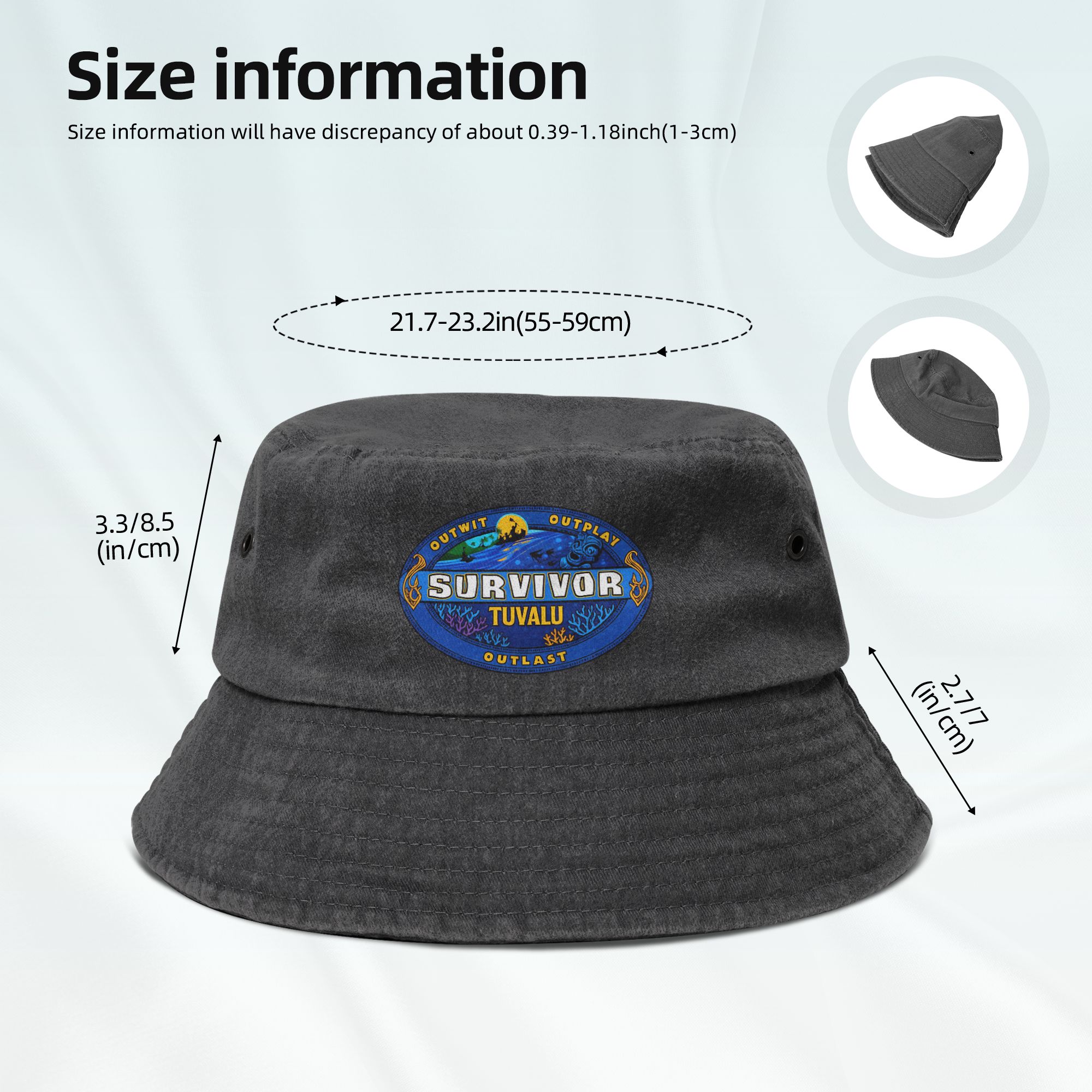 Kapelusz typu bucket hat z mot – Outdoor Adventure Travel Show recenzja i cena